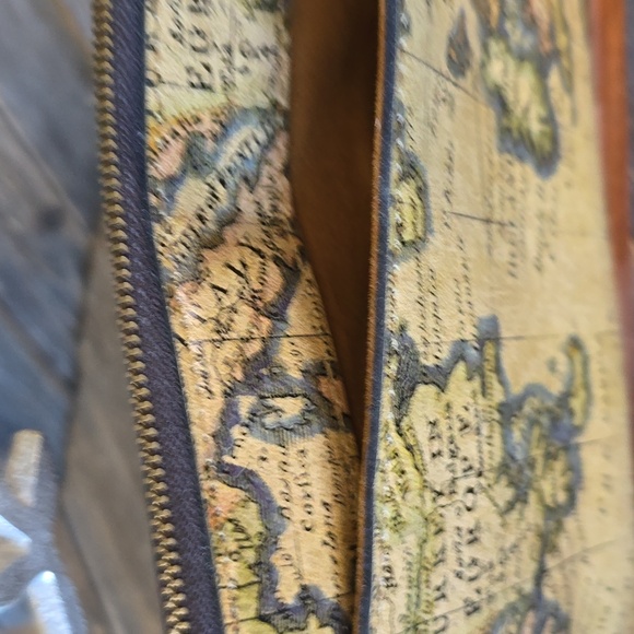 Patricia Nash European Map Clutch Free Shipping - Picture 7 of 11